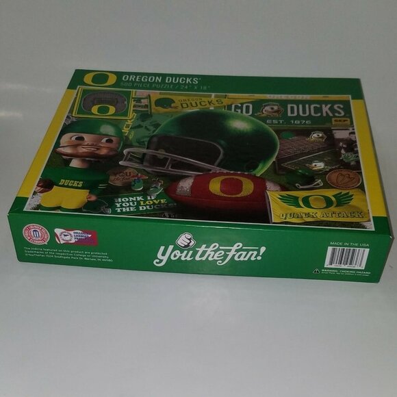 2 University of Oregon Ducks Football Jigsaw Puzzle Lot 350 500 Pieces Complete - Picture 5 of 13